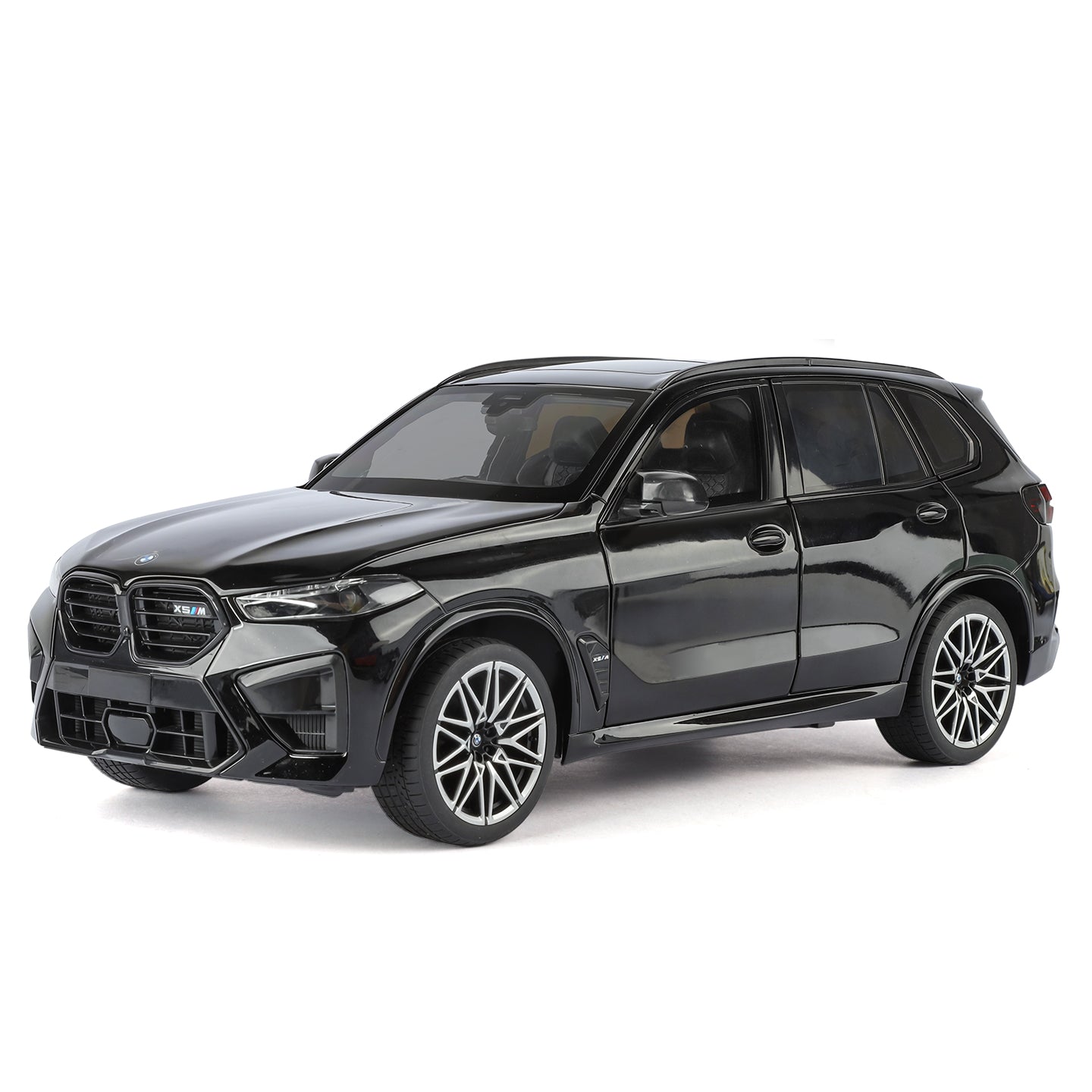 Black Mamba 1:18 Scale Licensed BMW X5 M Die-Cast Alloy Static Model - Opening Doors, Shock Absorption, Steering, Adjustable Seats & Foldable Mirrors - Luxury Performance SUV Collection