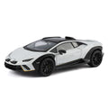 Black Mamba 1:18 Scale Licensed Lamborghini Huracán Sterrato Die-Cast Alloy Model Toy - Opening Doors, Sound & Light, Shock Absorption, Steering, Horn, Adjustable Rear Wing & Adjustable Seats - Off-Road Supercar Collection