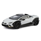 Black Mamba 1:18 Scale Licensed Lamborghini Huracán Sterrato Die-Cast Alloy Model Toy - Opening Doors, Sound & Light, Shock Absorption, Steering, Horn, Adjustable Rear Wing & Adjustable Seats - Off-Road Supercar Collection