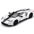 Chezhi 1:24 Scale Die-Cast Alloy Model Toy Compatible with Ford GT - Opening Doors, Sound & Light, Pull-Back Function, Shock Absorption, Steering, Horn & Adjustable Rear Wing - Supercar Collection