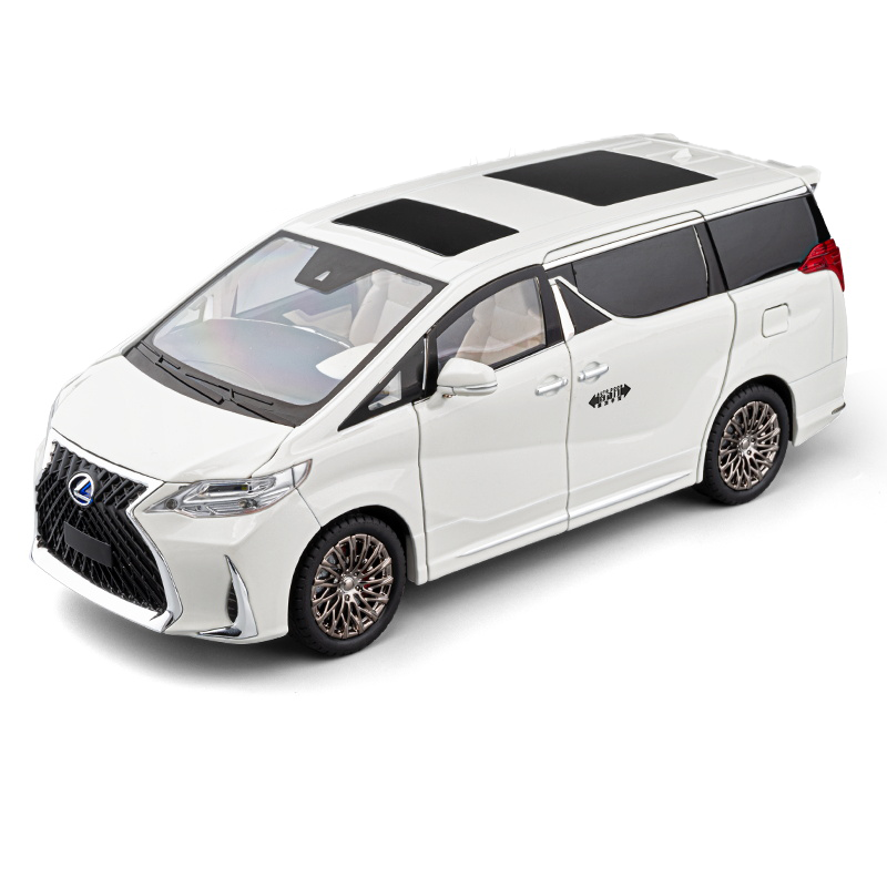 Chezhi 1:18 Lexus LM300 Luxury MPV Model - Masterpiece with Starry Roof, Power Doors, Working Windows, Adjustable Seats, Sound & Light, Pull-Back, Interactive Steering & Shock Absorption