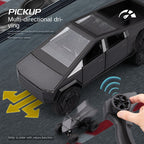 Tesla Cybertruck a control remoto Chezhi, escala 1:24, modelo de aleación fundida a presión, con control remoto, avance/retroceso, dirección y bocina. Colección de camiones eléctricos.