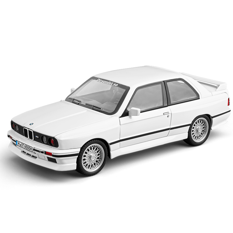 Chezhi 1:24 Die-Cast Alloy Model - Compatible with BMW M3 - High-Performance Sedan with Opening Doors, Sound & Light, Pull-Back Action, Shock Absorption, Steering, Horn, Foldable Mirrors & Opening Fuel Cap