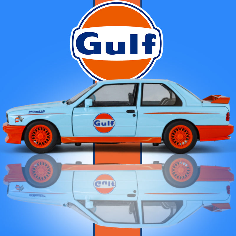 Jin Lifang 1:24 Die-Cast Alloy Model - Compatible with BMW M3 - Racing Livery Edition with Opening Doors, Sound & Light, Pull-Back Action, Shock Absorption & Interactive Steering Wheel