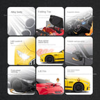 Jiaye 1:22 Die-Cast Alloy Model - Compatible with Mercedes-AMG SL63 - Luxury Roadster with Retractable Hardtop, Opening Doors, Sound & Light, Pull-Back Action, Shock Absorption, Steering, Horn, Adjustable Rear Wing & Opening Fuel Cap