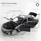 BMW 530Li Black Mamba, modelo estático de aleación fundida a presión, con licencia, escala 1:18: puertas que se abren, amortiguación, dirección, asientos ajustables y espejos plegables - Colección de sedanes de lujo