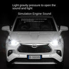 Jiaye 1:32 Scale Die-Cast Alloy Model Toy Compatible with Toyota Highlander - Opening Doors, Sound & Light, Pull-Back Function - Family SUV Collection