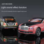 Jin Lifang 1:24 Die-Cast Alloy Model - Compatible with Rolls-Royce Spectre - First-Ever Electric Luxury Coupe with Starlight Headliner, Foldable Spirit of Ecstasy, Opening Fuel Cap, Opening Doors, Sound & Light, Pull-Back Action, Shock Absorption