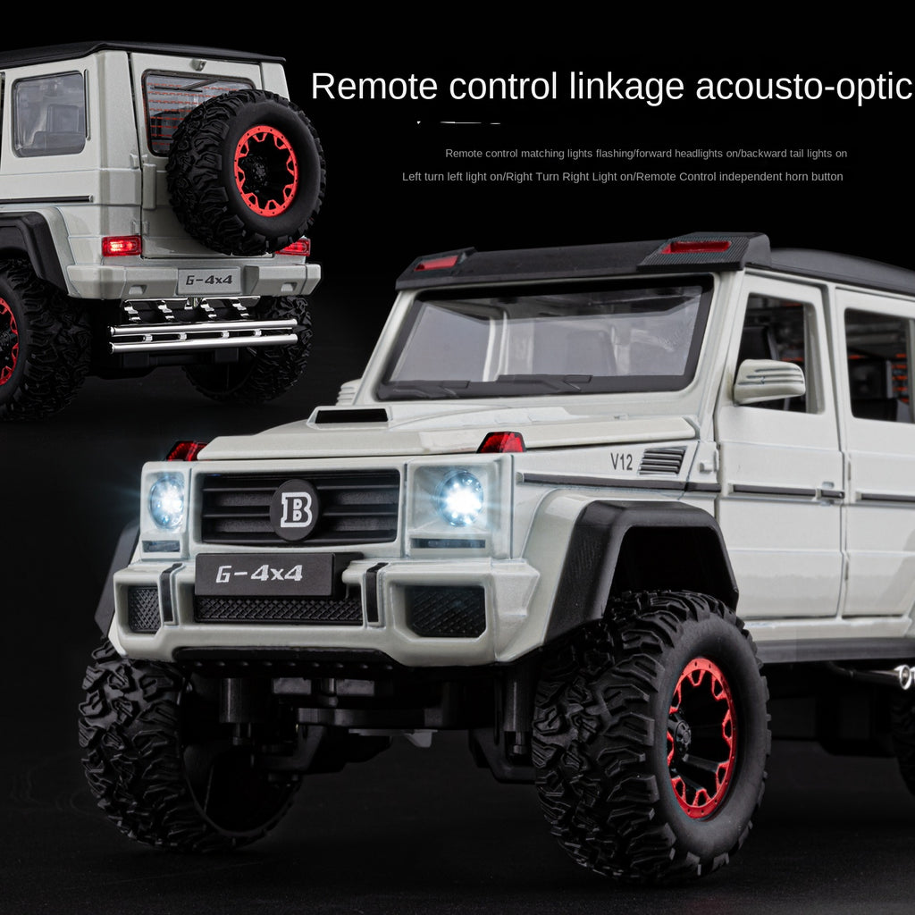 Mercedes-Benz G500 de aleación fundida a presión, escala 1:24, Chezhi - Control remoto RC - Avance/retroceso, dirección y bocina - Colección de vehículos todoterreno