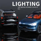 ZGTX 1:24 Die-Cast Alloy Model - Compatible with AITO M9 - Flagship Smart SUV with Opening Doors, Sound & Light, Pull-Back Action, Shock Absorption, Steering, Horn & Foldable Mirrors
