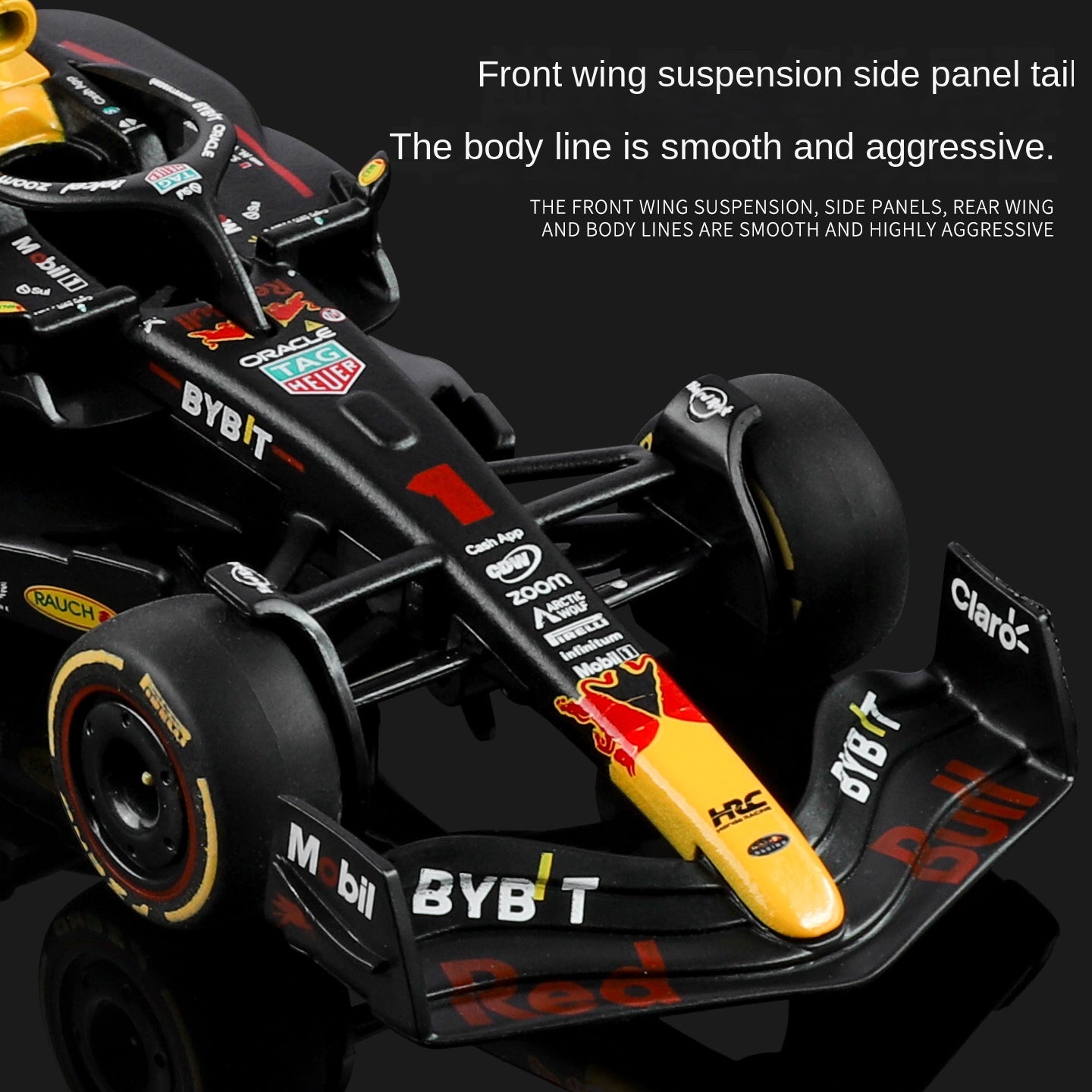 Black Mamba 1:43 Scale Licensed Red Bull RB19 Max Verstappen Championship Edition F1 Racing Car Die-Cast Alloy Static Model - Official F1 Motorsport Collection