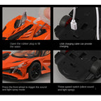 XHD 1:24 Scale Die-Cast Alloy Model Toy Compatible with Apollo Intensa Emozione - Smoke Effect, Opening Doors, Sound & Light, Pull-Back Function & Shock Absorption - Hypercar Collection