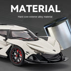 Chezhi 1:24 Scale Die-Cast Alloy Model Toy Compatible with Apollo Intensa Emozione - Opening Doors, Sound & Light, Pull-Back Function, Shock Absorption, Steering & Horn - Hypercar Collection