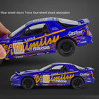 Jin Lifang 1:24 Die-Cast Alloy Model - Compatible with Mazda RX-7 FC - JDM Icon with Pop-Up Headlights, Opening Doors, Sound & Light, Pull-Back Action, Shock Absorption & Interactive Steering