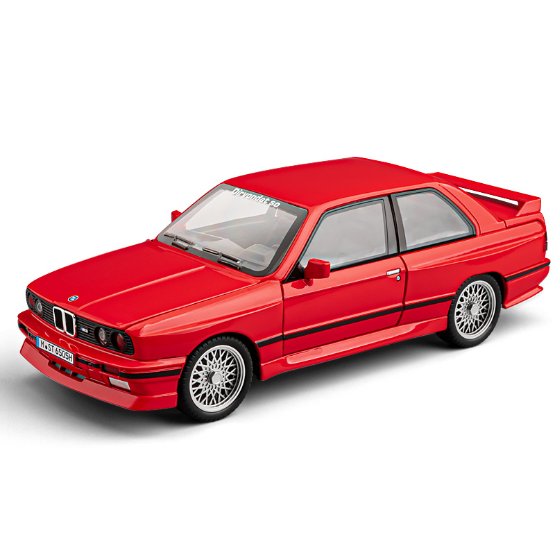 Chezhi 1:24 Die-Cast Alloy Model - Compatible with BMW M3 - High-Performance Sedan with Opening Doors, Sound & Light, Pull-Back Action, Shock Absorption, Steering, Horn, Foldable Mirrors & Opening Fuel Cap