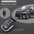 ZGTX 1:24 Scale Die-Cast Alloy Model Toy Compatible with Lexus LM300h - Remote Key Controlled Sound & Light, Opening Doors, Pull-Back Function, Steering & Horn - Luxury MPV Collection
