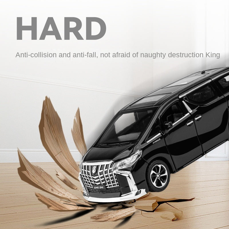 Chezhi 1:32 Scale Die-Cast Alloy Model Toy Compatible with Toyota Alphard - Opening Doors, Sound & Light, Pull-Back Function - Luxury MPV Collection