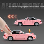 XHD 1:24 Scale Die-Cast Alloy Model Toy Compatible with Mazda MX-5 - Removable Soft Top, Opening Doors, Sound & Light, Pull-Back Function, Shock Absorption, Steering & Horn - Roadster Collection