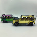 Jianyuan 1:32 Chrome Edition Die-Cast Alloy Model - Compatible with Brabus G800 - Luxury Off-Road SUV with Opening Doors, Sound & Light, Pull-Back Action & Shock Absorption