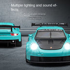 Jiaye 1:32 Die-Cast Alloy Model - Compatible with Porsche 911 GT3 RS - Track-Focused Sports Car with Opening Doors, Sound & Light & Pull-Back Action
