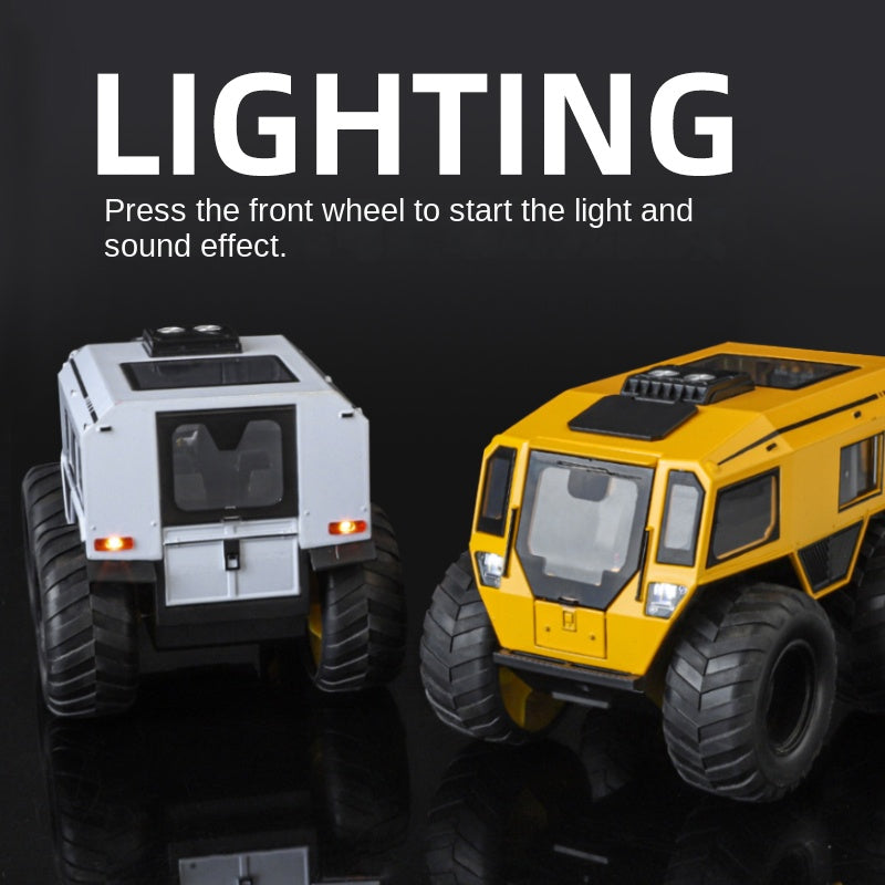 XHD 1:24 Scale Die-Cast Alloy Model Toy Compatible with SHERP All-Terrain Vehicle - Opening Doors, Sound & Light, Pull-Back Function & Shock Absorption - Extreme Off-Road Collection