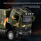 XHD 1:35 Scale FL-10 Loitering Munition Launch Vehicle Die-Cast Alloy Model Toy - Opening Doors, Sound & Light, Pull-Back Function - Military Drone Collection