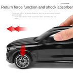 Black Mamba 1:24 Scale Licensed BMW X5 M Die-Cast Alloy Model Toy - Opening Doors, Sound & Light, Pull-Back Function, Shock Absorption, Steering, Horn & Adjustable Seats - Luxury Performance SUV Collection
