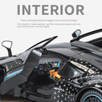 Jin Lifang 1:18 Die-Cast Alloy Model - Compatible with Mercedes-AMG ONE - F1 Hybrid Hypercar with Opening Doors, Sound & Light, Shock Absorption, Interactive Steering Wheel & Adjustable Rear Wing