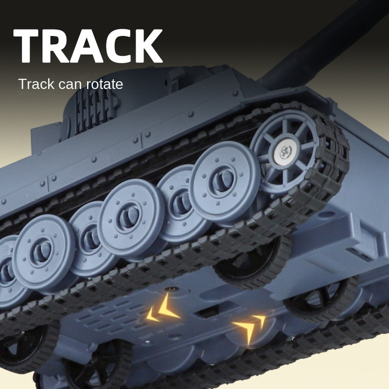 XHD 1:35 Die-Cast Alloy Model - Compatible with German Tiger I Tank - Feature-Packed with Smoke/Spray Effect, Sound & Light, Pull-Back Action, Rotating Turret & Elevating Barrel