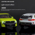 XHD 1:32 Scale Die-Cast Alloy Model Toy Compatible with BMW XM - Opening Doors, Sound & Light, Pull-Back Function - Luxury Performance SUV Collection