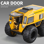 XHD 1:24 Scale Die-Cast Alloy Model Toy Compatible with SHERP All-Terrain Vehicle - Opening Doors, Sound & Light, Pull-Back Function & Shock Absorption - Extreme Off-Road Collection
