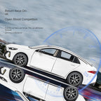 OK 1:24 Scale Die-Cast Alloy Model Toy Compatible with GAC Trumpchi Emkoo - Opening Doors, Sound & Light, Pull-Back Function, Shock Absorption, Steering & Horn - Sports Sedan Collection