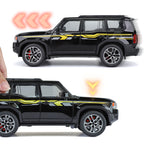 Jin Lifang 1:24 Die-Cast Alloy Model - Compatible with Toyota Land Cruiser Prado (LC250) - Ultimate Off-Road SUV with Opening Doors, Sound & Light, Pull-Back Action, Shock Absorption, Interactive Steering & Foldable Mirrors