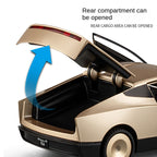 XHD 1:32 Scale Die-Cast Alloy Model Toy Compatible with Tesla Robotaxi - Opening Doors, Sound & Light, Pull-Back Function & Shock Absorption - Autonomous Vehicle Collection