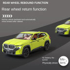 XHD 1:24 Scale Die-Cast Alloy Model Toy Compatible with BMW XM - Starlight Headliner, Opening Doors, Sound & Light, Pull-Back Function, Shock Absorption, Steering & Horn - Luxury Performance SUV Collection