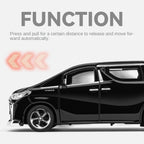 Chezhi 1:32 Scale Die-Cast Alloy Model Toy Compatible with Toyota Alphard - Opening Doors, Sound & Light, Pull-Back Function - Luxury MPV Collection