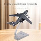 Chezhi 1:180 Licensed Xian Y-20 "Kunpeng" Die-Cast Alloy Model - Official Military Transport Aircraft with Display Stand, Opening Cargo Door, Retractable Nose Gear, Movable Control Surfaces, Sound & Light & Pull-Back Action