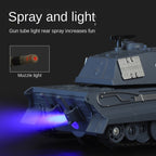 XHD 1:35 Die-Cast Alloy Model - Compatible with German King Tiger Heavy Tank - Feature-Packed with Smoke/Spray Effect, Sound & Light, Pull-Back Action & Removable Tracks