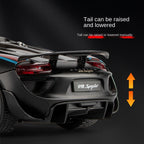 OK 1:18 Scale Die-Cast Alloy Model Toy Compatible with Porsche 918 Martini Racing Edition - Removable Roof, Opening Doors, Sound & Light, Shock Absorption, Steering, Horn & Adjustable Rear Wing - Hybrid Hypercar Collection