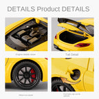 Chezhi 1:24 Die-Cast Alloy Model - Compatible with Mercedes-Benz SLS AMG - Feature-Packed with Opening Doors, Realistic Sound & Light, Pull-Back Action, Shock Absorption & Steering - Collector's Edition