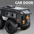 XHD 1:24 Scale Die-Cast Alloy Model Toy Compatible with SHERP All-Terrain Vehicle - Opening Doors, Sound & Light, Pull-Back Function & Shock Absorption - Extreme Off-Road Collection