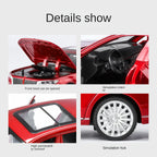 OK 1:32 Scale Die-Cast Alloy Model Toy Compatible with Hongqi H9 - Opening Doors, Sound & Light, Pull-Back Function & Shock Absorption - Luxury Sedan Collection