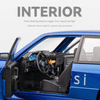 Chezhi 1:24 Coca-Cola Edition Die-Cast Alloy Model - Compatible with BMW M3 - with Opening Doors, Sound & Light, Pull-Back Action, Shock Absorption, Opening Fuel Cap & Foldable Mirrors