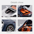 Chezhi 1:32 Scale Die-Cast Alloy Model Toy Compatible with Bugatti Atlantic - with Mini Luggage Set, Opening Doors, Sound & Light, Pull-Back Function - Classic Car Collection