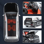 ZGTX 1:24 Die-Cast Alloy Model - Compatible with AITO M9 - Flagship Smart SUV with Opening Doors, Sound & Light, Pull-Back Action, Shock Absorption, Steering, Horn & Foldable Mirrors