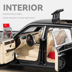 Chezhi 1:24 Licensed Hongqi CA7600J Parade Review Car Die-Cast Alloy Model - Official Chinese State Ceremony Vehicle with Opening Doors, Sound & Light, Pull-Back Action, Shock Absorption, Steering, Horn, Foldable Mirrors & Opening Fuel Cap