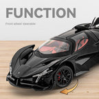 Chezhi 1:24 Scale Die-Cast Alloy Model Toy Compatible with Apollo Intensa Emozione - Opening Doors, Sound & Light, Pull-Back Function, Shock Absorption, Steering & Horn - Hypercar Collection