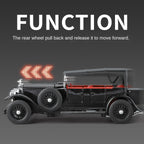 XHD 1:32 Scale Rolls-Royce Phantom I Die-Cast Alloy Model Toy - Removable Roof, Opening Doors, Sound & Light, Pull-Back Function - Vintage Luxury Collection