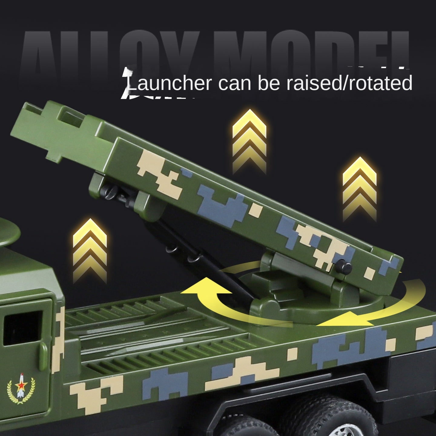 Vehículo de lanzamiento aéreo no tripulado furtivo GJ-11 XHD a escala 1:35, modelo de juguete de aleación fundida a presión: puertas que se abren, sonido e iluminación, función de retroceso - Colección de drones militares