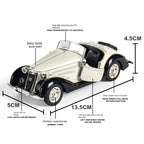 Chezhi 1:32 Licensed Wanderer W25K “Kompressor” Die-Cast Alloy Model - Official Audi Pre-War Classic with Opening Doors, Sound & Light & Pull-Back Action